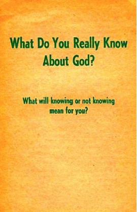 What Do You Really Know About God
