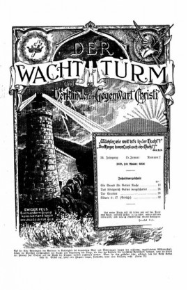 Der Wachtturm 1928, №1