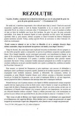 Rezoluție cu privire la acoperirea capului