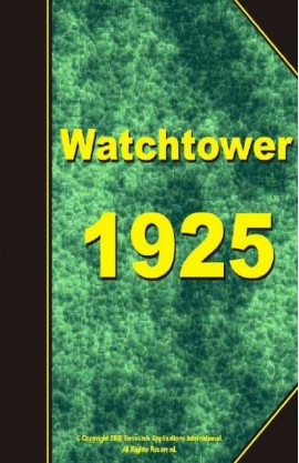 watch tower 1925, №1-24