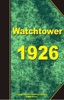 watch tower 1926, №1-24
