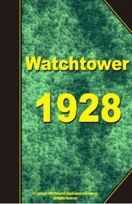 watch tower 1928, №1-24