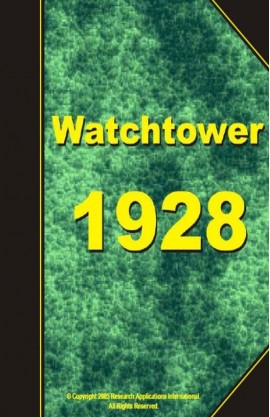 watch tower 1928, №1-24